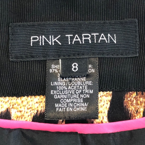 PINK TARTAN LEOPARD TRENCH - Picture 14 of 15